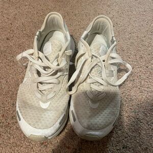 Nike White Lace-Up Sneakers